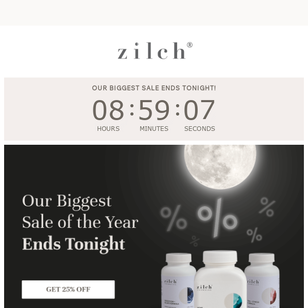 ⏰ FINAL HOURS: 25% OFF Sitewide