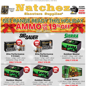 Ammo to Get Range Ready This Holiday