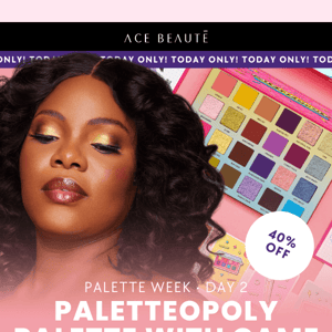 Ends Tonight: 40% OFF Paletteopoly 🥳