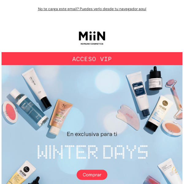 Acceso VIP para ti ❄️ Winter Days hasta 50% off