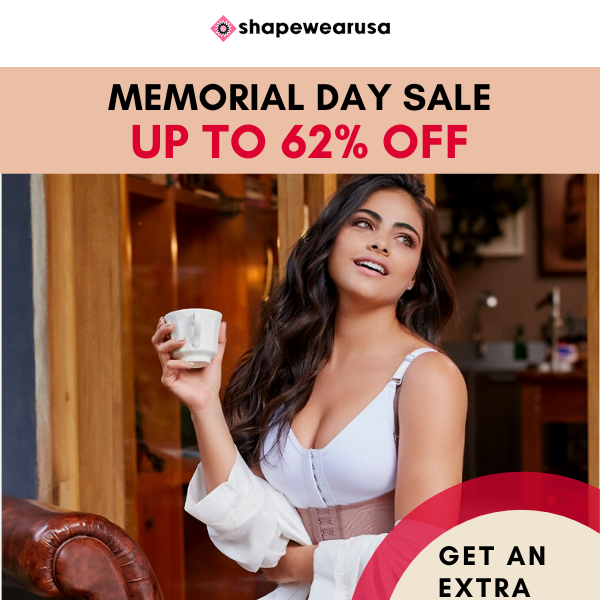 Hooray! Up to 62% OFF for the Memorial Day! - Shapewear USA