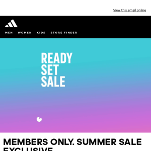 adidas Summer Sale - coming soon