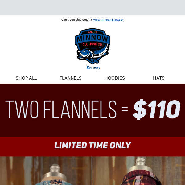 2 Flannels for $110 😍Still time to order in time for Christmas 🎅