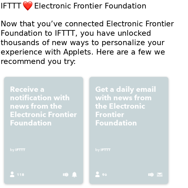 Recommended for you: Powerful Electronic Frontier Foundation Applets