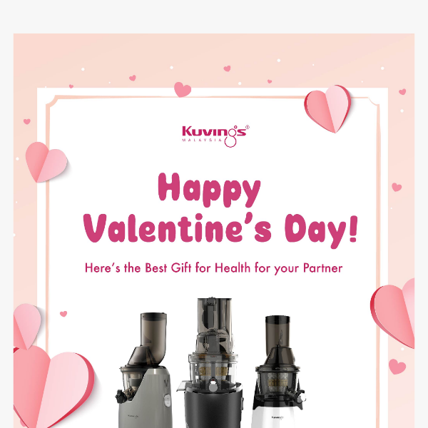 💘 Surprise your love with a Kuvings Juicer for V-Day 🎁
