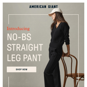 Meet the No-BS Straight Leg