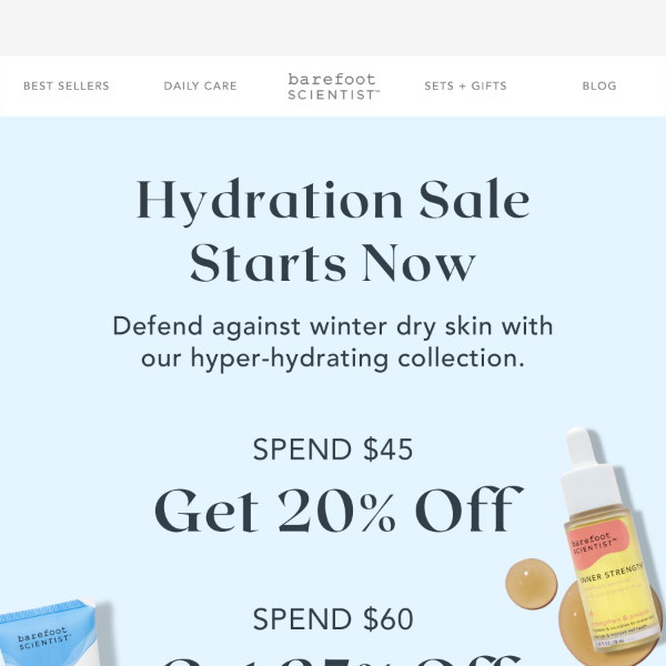 Up to 30% Off Our Favorite Hydrators 💧