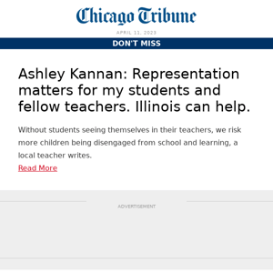 Representation matters for my students and fellow teachers. Illinois can help.