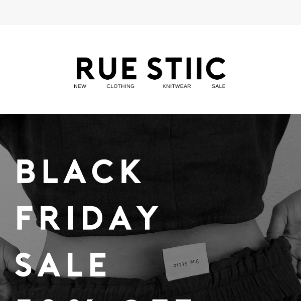 50% OFF SALE CONTINUES