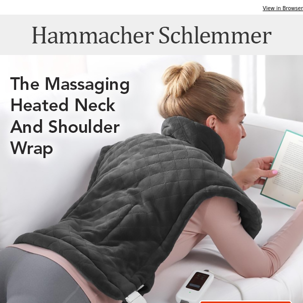 The Massaging Heated Neck And Shoulder Wrap