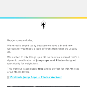 *New Workout* Pilates + Jump Rope