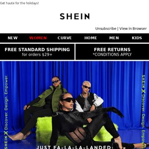 Just Fa-La-La-Landed: SHEIN X Dec!