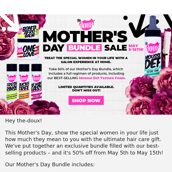 🌸 Treat the Queens in Your Life this Mother's Day