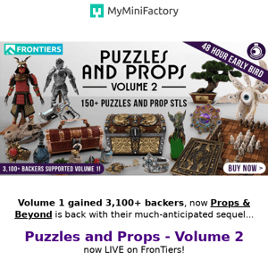 ✨ Puzzles and Props Volume 2... LIVE! ✨