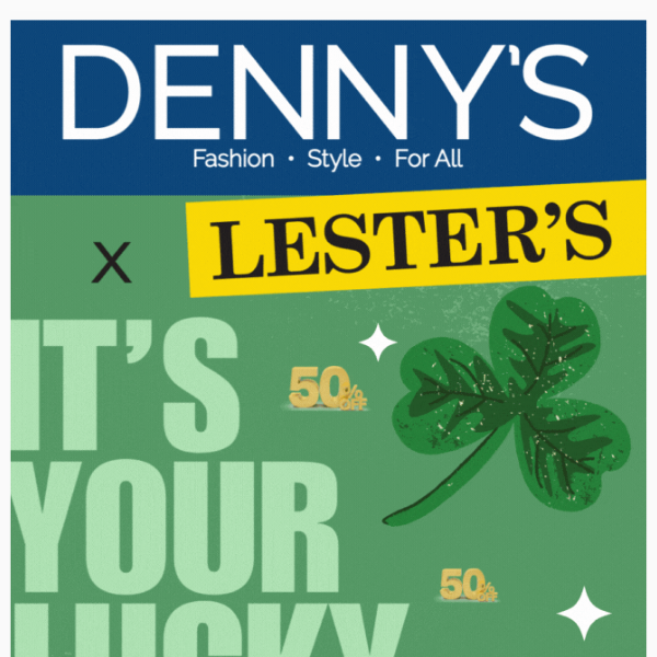 ☘️Lucky You! 50% off Spring ☘️
