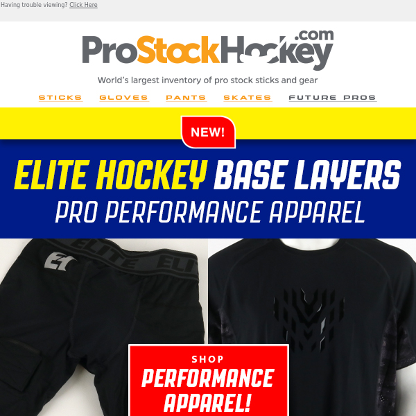 New Elite Hockey Performance Base Layers!