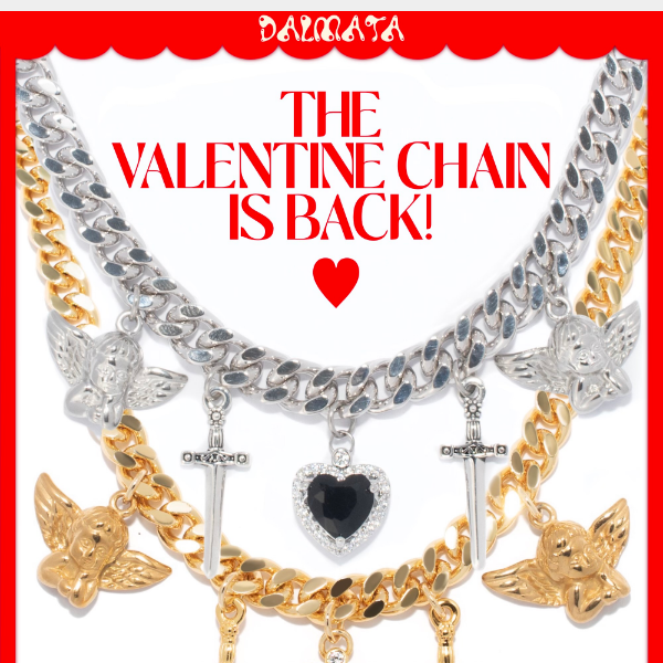 ICYMI: THE VALENTINE CHAIN IS BACK <3