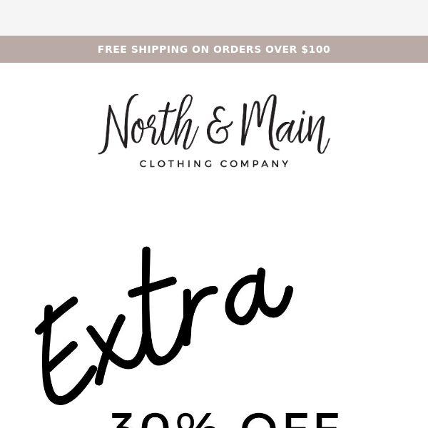 🚨🚨 TODAY ONLY 🚨🚨 extra 30% off sale clothing!