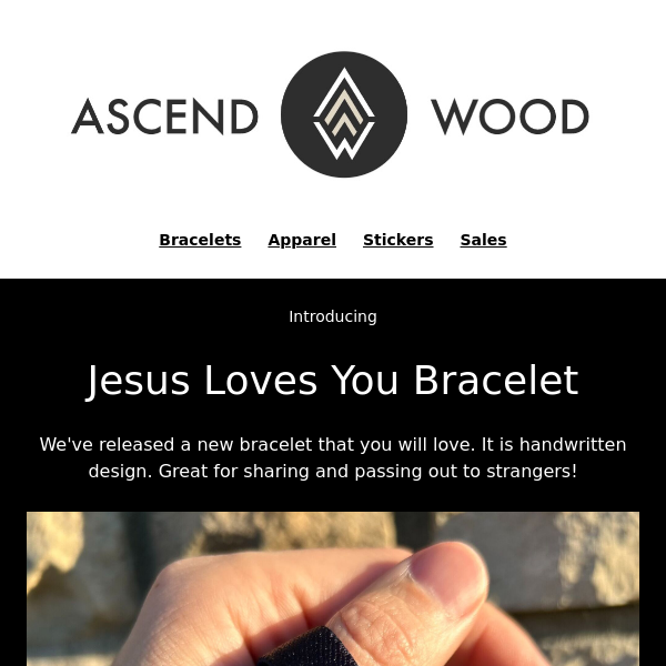 😍 Jesus Loves You bracelets!