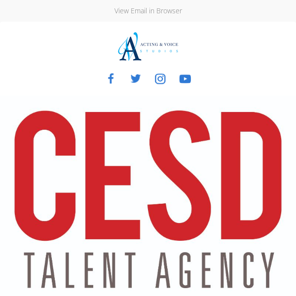 Last Chance for Top VO Agent of CESD!