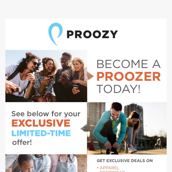 Become a Proozer today! Extra 15% off coupon inside 👀