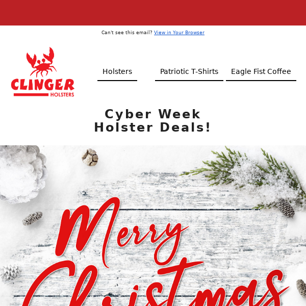 Cyber Week Holster Deals!