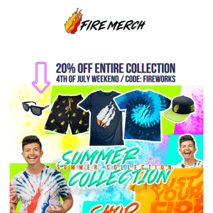 20% Off Summer Collection! ☀️🇺🇸