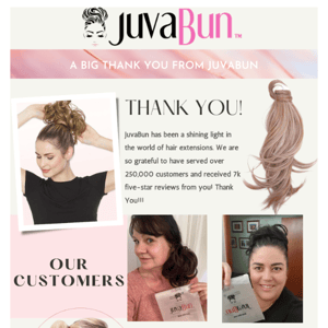 A big thank you from Juvabun