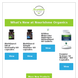 What's New at Nourishme Organics 💚