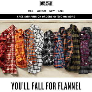 $10 OFF Our Most Fall-Ready Flannel!