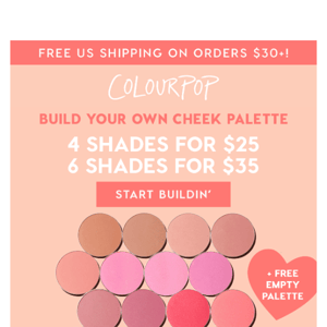 NEW! Build Your Own Cheek Palette 💖