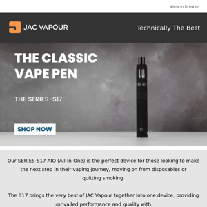 The Classic Vape Pen - SERIES-S17