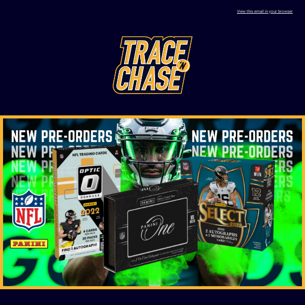 Amazing Hobby boxes 🏈 available for pre-order 🔜 !