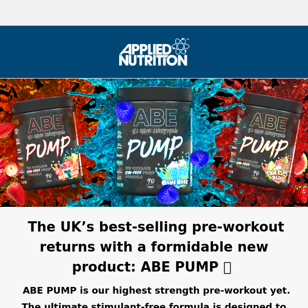 New Product Alert: Introducing ABE Pump 💪