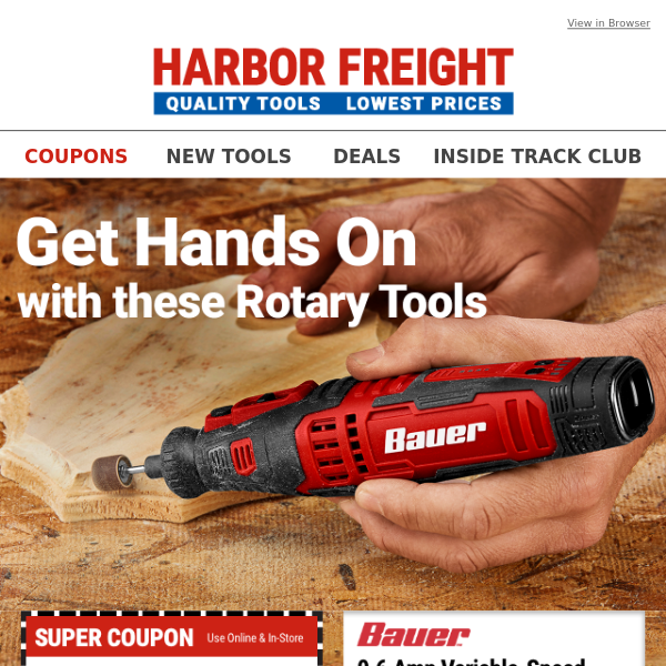 SAVE BIG on Rotary Tools for Any Job!