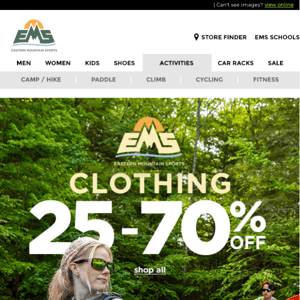 💥 ALL EMS Clothing 25-70% OFF 💥