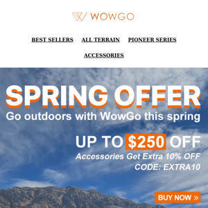 WowGo SPRING OFFER