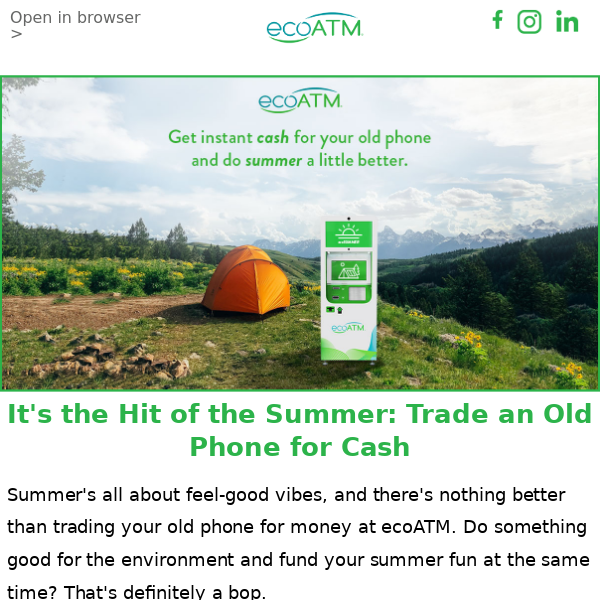 📻 Ooh, I love this one! 🏖️🎵 Old phone, fresh cash 🎵