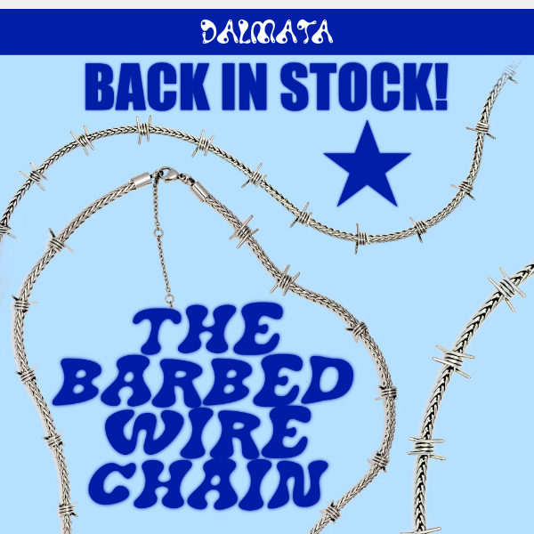 The Barbed Wire Chain is BACK!