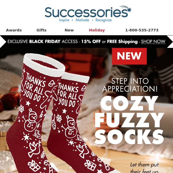 🧦 Knock their "Socks Off" with these Holiday Gifts