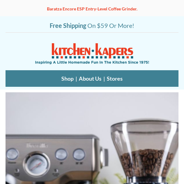 NEW! Baratza Encore ESP Coffee Grinder. - Kitchen Kapers