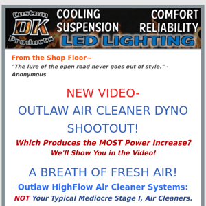 📈DYNO SHOOTOUT🎬Which Outlaw Air Cleaner Gives the MOST Power Increase❓👀