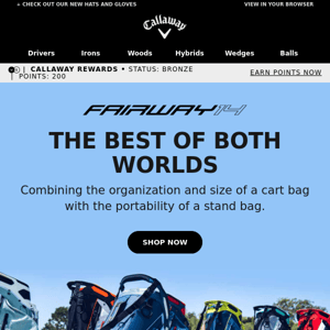 Shop Fairway 14 Golf Bags | The Best Of Both Worlds