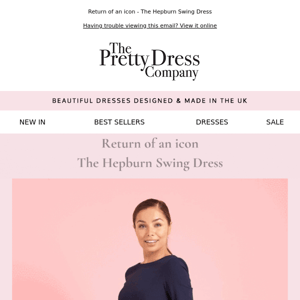 Return of an icon - The Hepburn Swing Dress