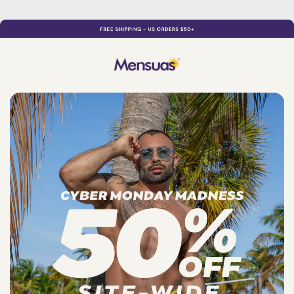 Cyber Monday Madness: 50% Off Storewide + 80% Off Outlet