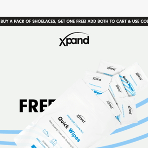 Grab Your Free Gift with Xpand Shoelaces Purchase! 🎁