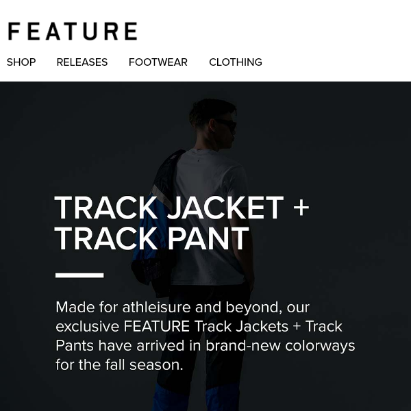 FEATURE Track Jackets + Track Pants