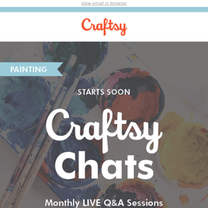 We’re going LIVE at 1:00pm! Join us to talk paint!