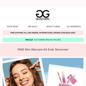 FREE Aftercare Kit Ends Tomorrow!