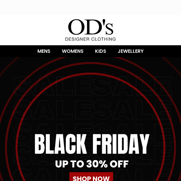 ODs Designer Clothing Black Friday Is Live! 🛍️🏴